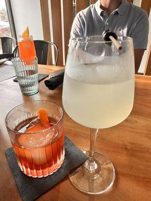 Worsham Boulevardier and Corpse Reviver