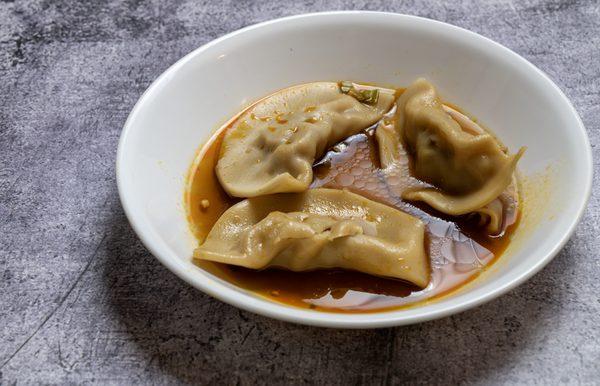 Szechuan style dumplings