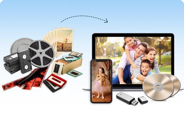 Digitize your family memorabilia to preserve for generations and share with loved ones