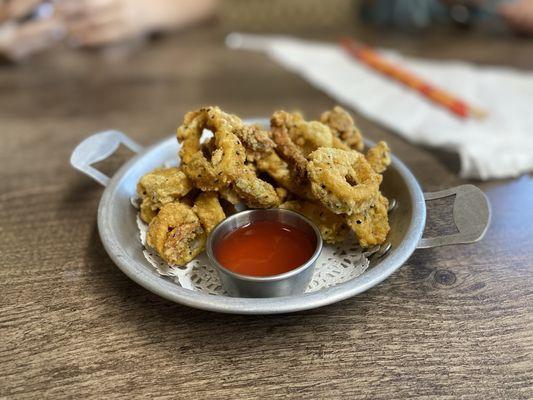 Calamari appetizer