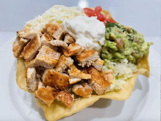 Chicken Tostada Salad