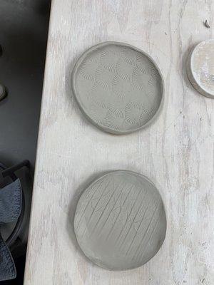 Simple hand built dishes