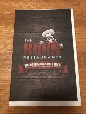 Menu Pamphlet