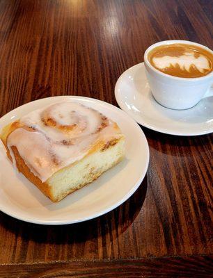 Capachino and Cinnamon cake