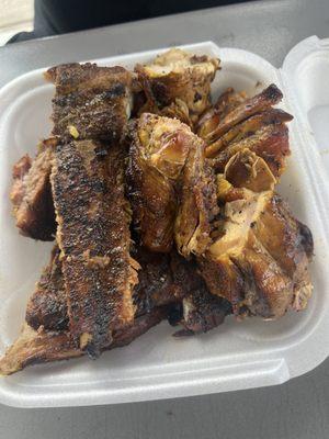 Ribs and Chicken Plate