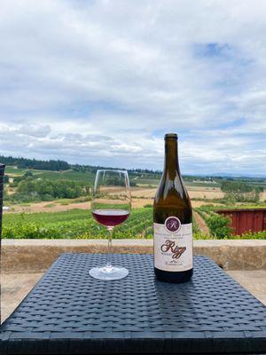 We 12 acres of vineyards, 10 of which are Pinot Noir. The Willamette Valley is famous for delicious Pinot Noir!