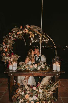 Sweetheart table