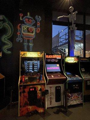 Old school arcade games