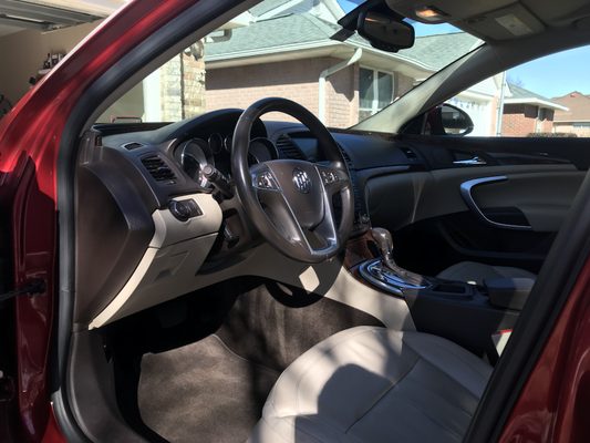 Results of LV 1 INT Service on this 2013 Buick Regal.