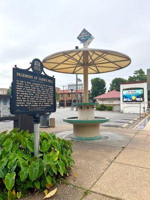 The Hot Springs Jug Fountain is located near the Hot Springs Visitor Center at 629 Central Ave.