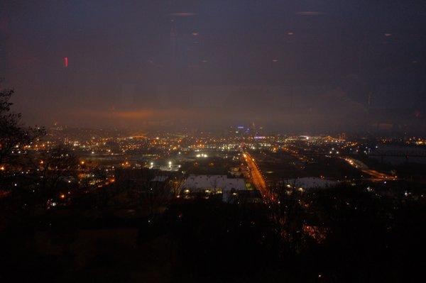 夜景は天気関係なしに綺麗