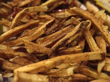 Our delicious home cut fries. You can even get them seasoned!