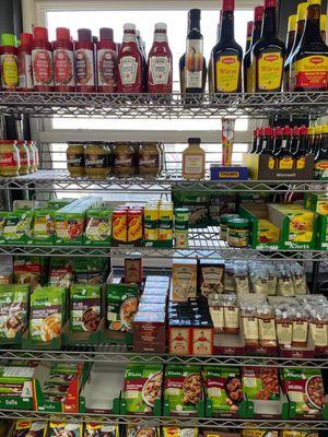 German specialties include Maggi and curry ketchup