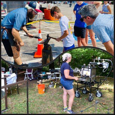 Mobile Glassblowing and Blacksmithing