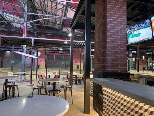 Outdoor dining facing chase field  Go diamondbacks