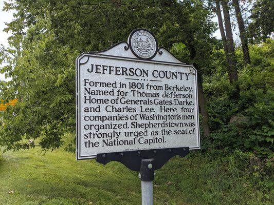 Jefferson County Historical Marker