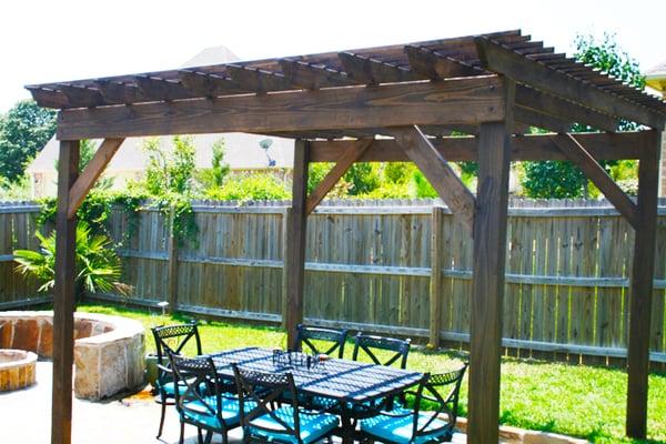 Pergola over Patio