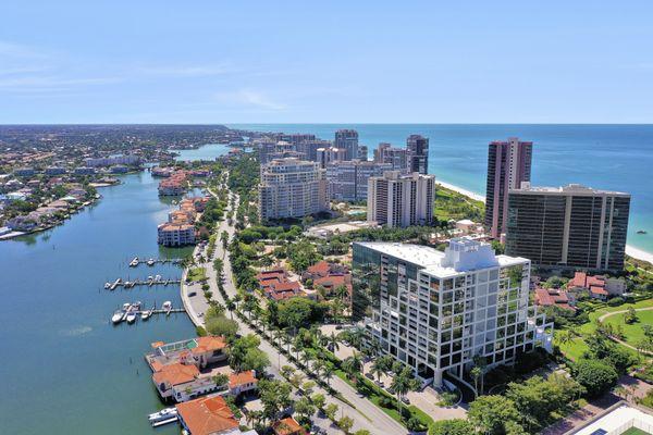 Naples aerial photo