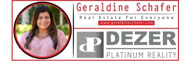 Geraldine Schafer with Dezer Platinum Realty. Luxury Sunny Isles Beach FL real estate services. 305.519.3626