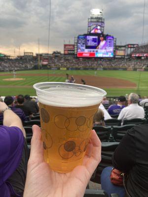 Smalls Pilsner at Coors Park