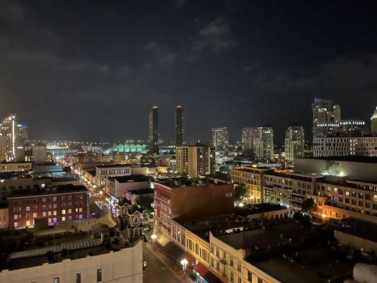 view from rooftop terrace