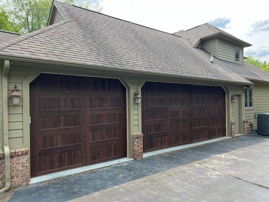 Accent Woodtone doors complement many different style houses.