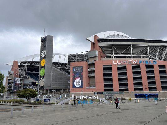 Seattle day with the Seahawks stadium