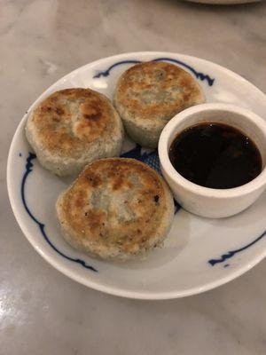 Pan Fried Shrimp and Chive Dumplings