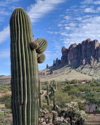 Superstition Mountain in Apache junction AZ.