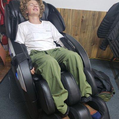 Our Luxury Zero Gravity Heated Shiatsu Massage Chair will melt the days pain away