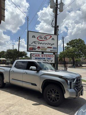 Car Alarm system (Compustar T13) and ceramic tint