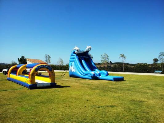 Inflatable rentals - Water Slide & Slip n Slide Fun