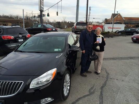 My grandparents purchasing their new 2013 Buick Regal 2.0 Turbo.