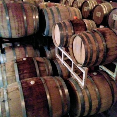 Arcane Cellars wine barrels