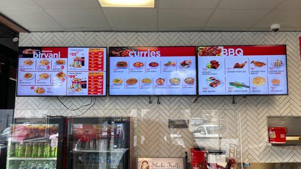 Menu board is changing