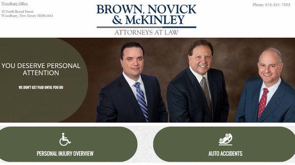 Auto accident and Injury attorneys serving Woodbury, NJ