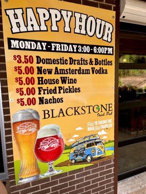 Happy hour specials