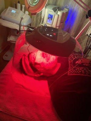 O2toderm oxygen LED dome treatment