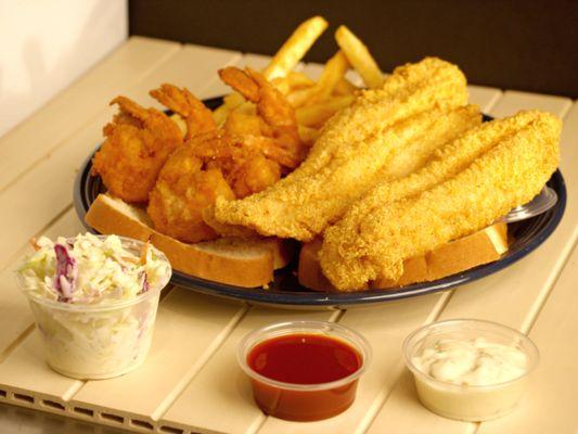 Fish Combo Dinner
Catfish And Shrimp