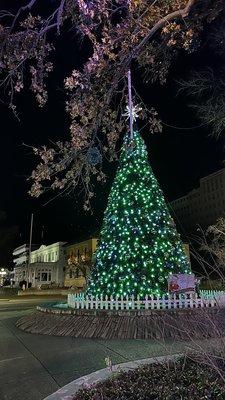 The Bathhouse Row on Christmas Eve