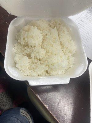 White Steamed Rice