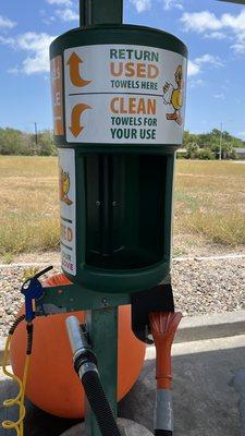 Microfiber Towel Station