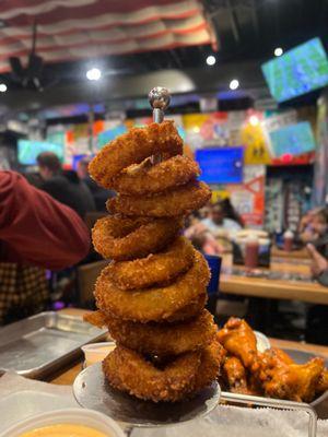 Onion ring tower