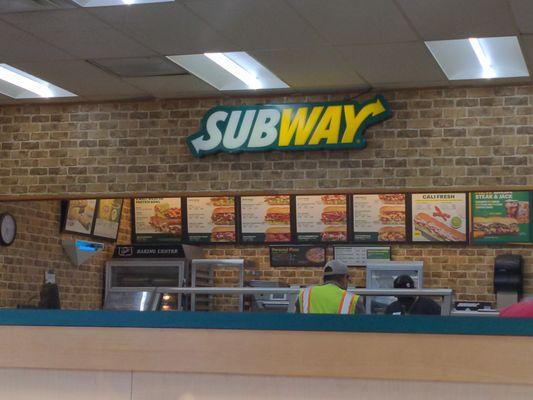 Subway menu