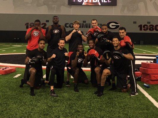 Training with the UGA Team