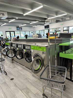 Laundromat dryer vent cleaning job.