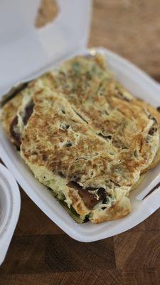 Pan Fried Radish Cake with Egg (4 Pieces) $6.75