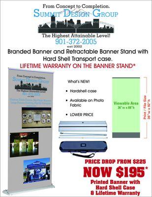 Retractable Banner - Summit Design Group - Memphis TN