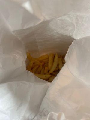 bag of Hand Cut Fries