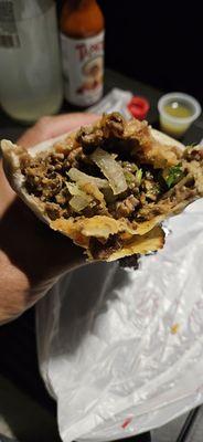 Their burrito. This time the asada wasn't as good as before  and still 13.00.